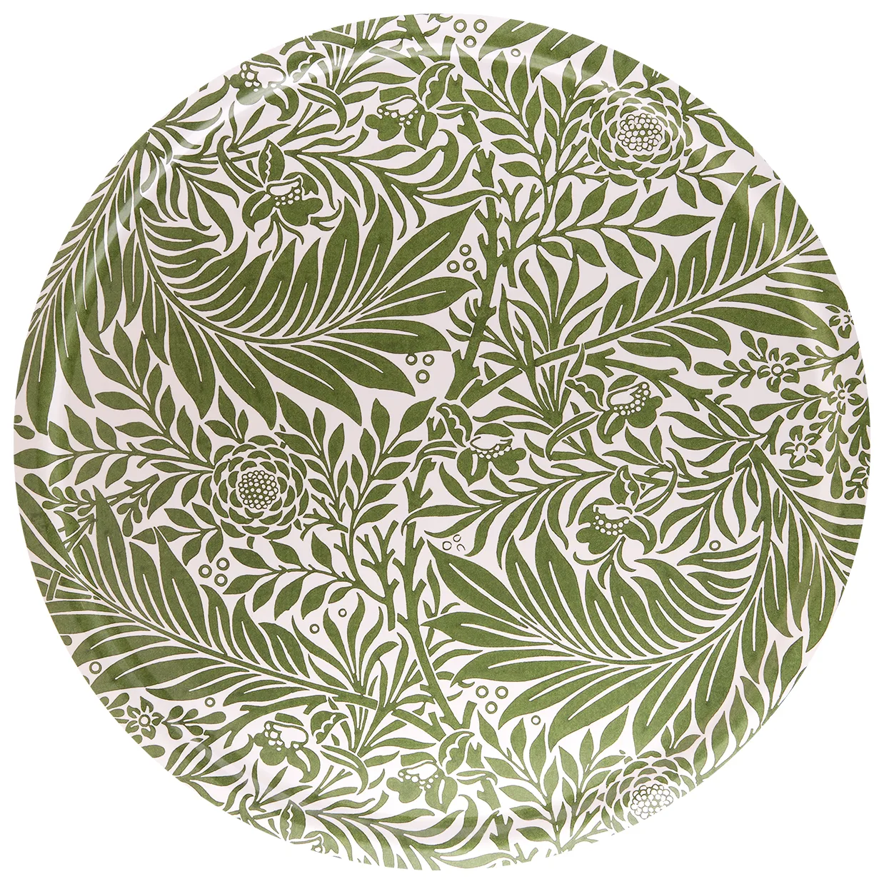 Åry Home Larkspur round tray o65 cm | Scandinavian Design | Trays | Green