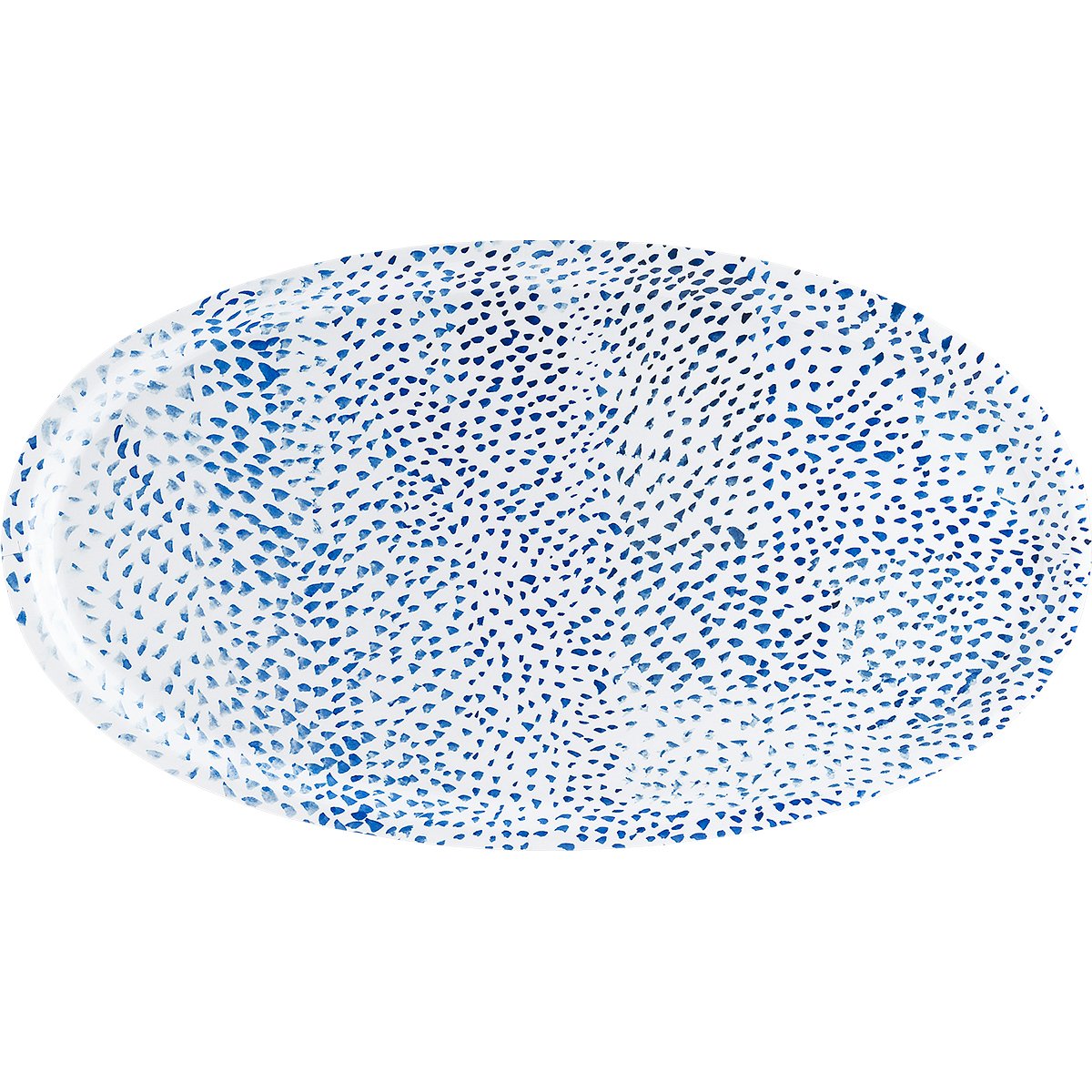 Åry Home Little Dot oval tray 50x28 cm | Scandinavian Design | Trays | Blue