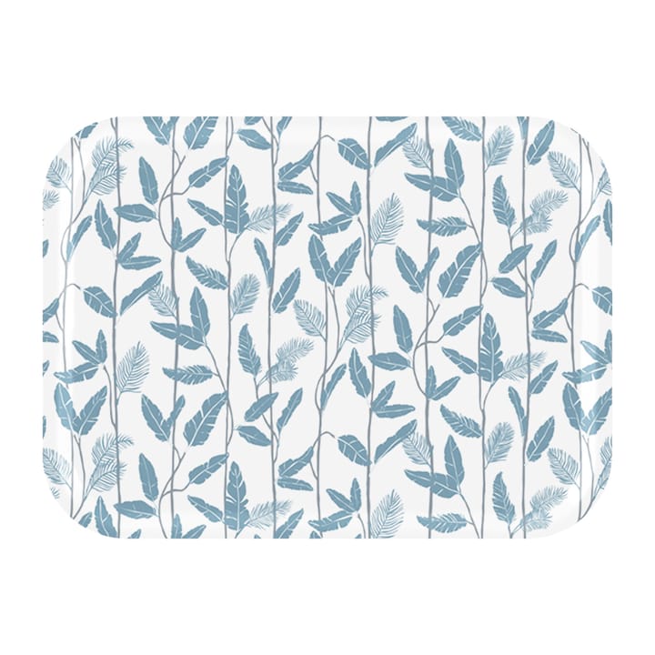 Mougli Blue tray 20x27 cm - Blue-white - Åry Home