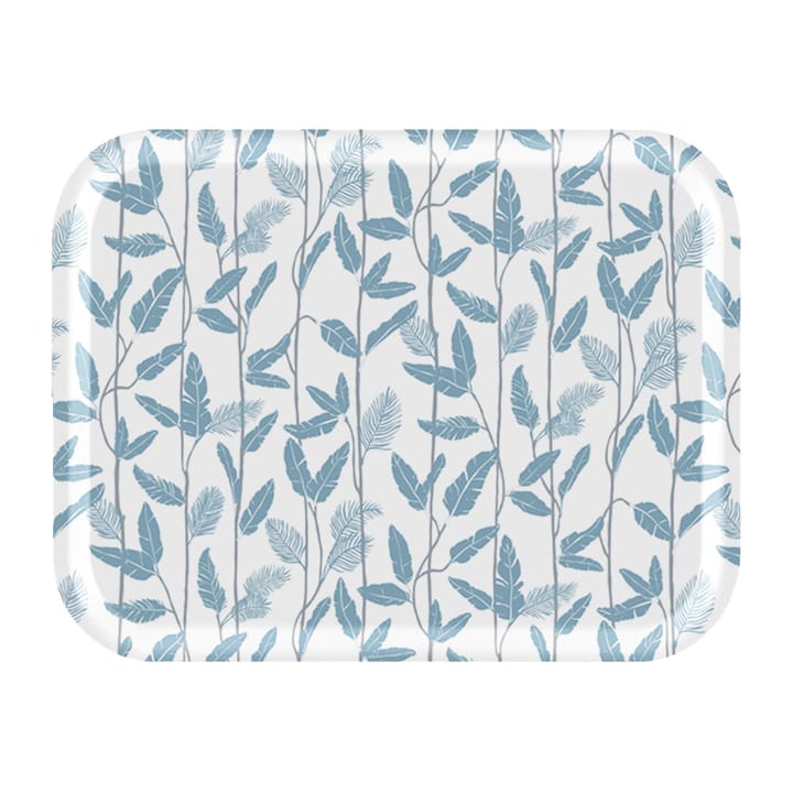 Mougli Blue tray 28x36 cm - Blue-white - Åry Home