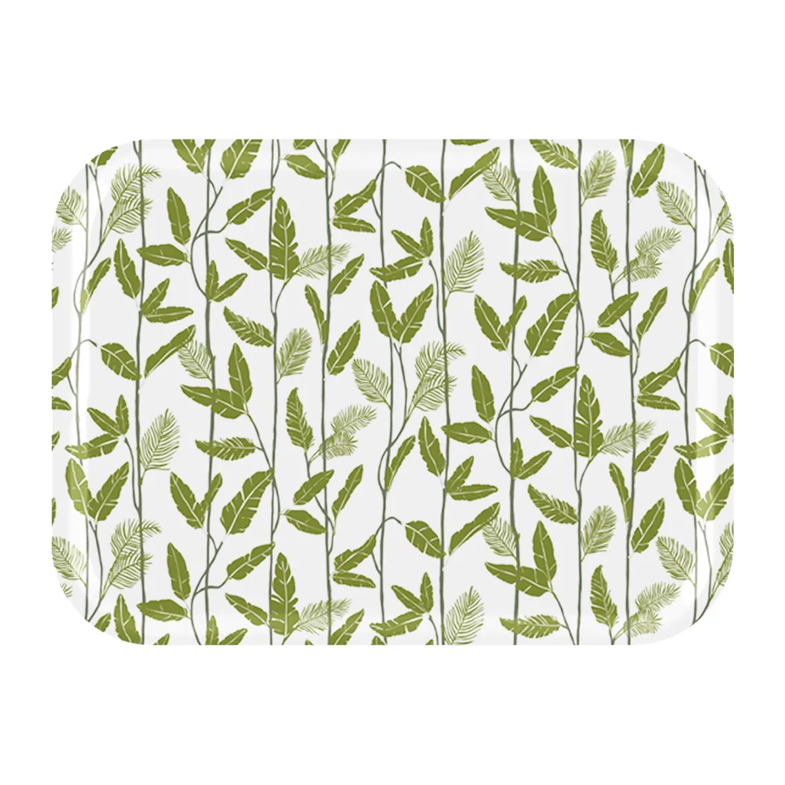 Åry Home Mougli Green tray 20x27 cm Green-white | Scandinavian Design | Trays | Green