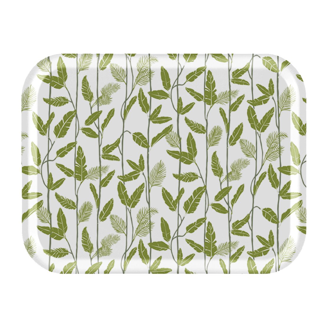Åry Home Mougli Green tray 28x36 cm Green-white | Scandinavian Design | Trays | Green