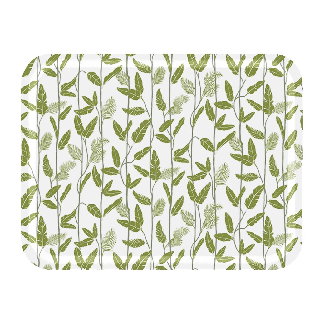 Åry Home Mougli Green tray 33x43 cm Green-white