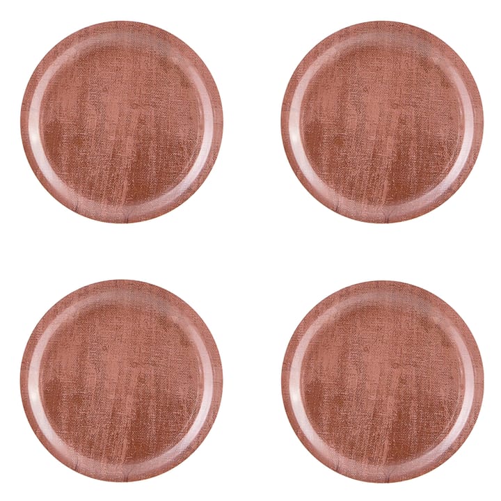 Serenity glass coaster 4-pack - rose down - Åry Home