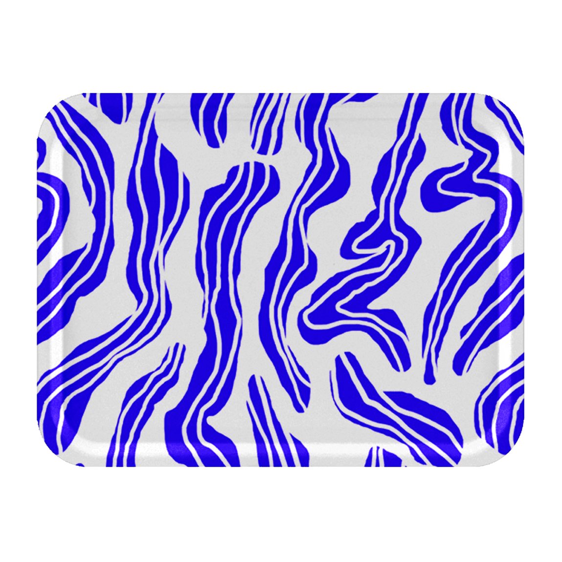 Åry Home Sudd tray 33x43 cm Blue-white | Scandinavian Design | Trays | Blue