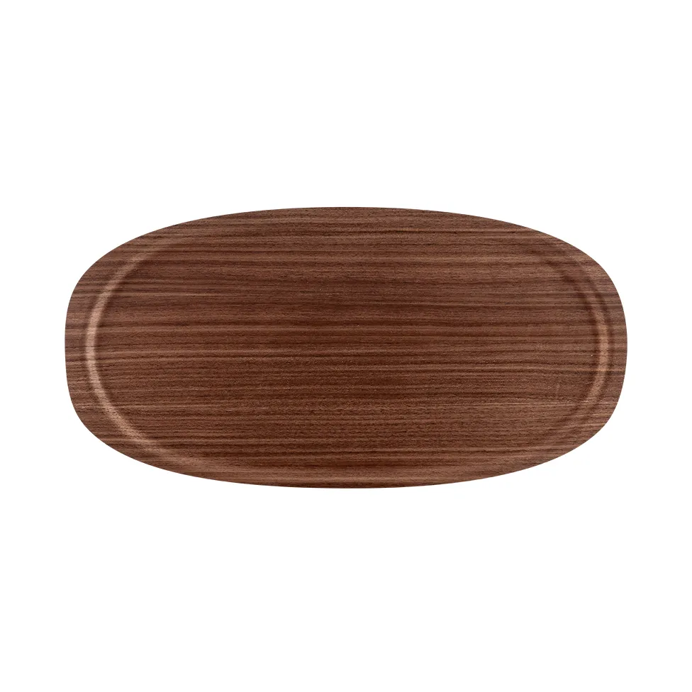Åry Home Viventium champagne tray walnut | Scandinavian Design | Trays | Brown