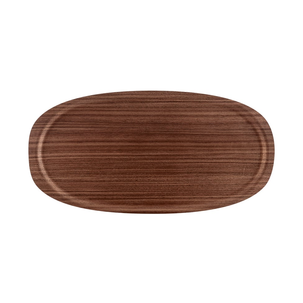 Åry Home Viventium champagne tray walnut | Scandinavian Design | Trays | Brown