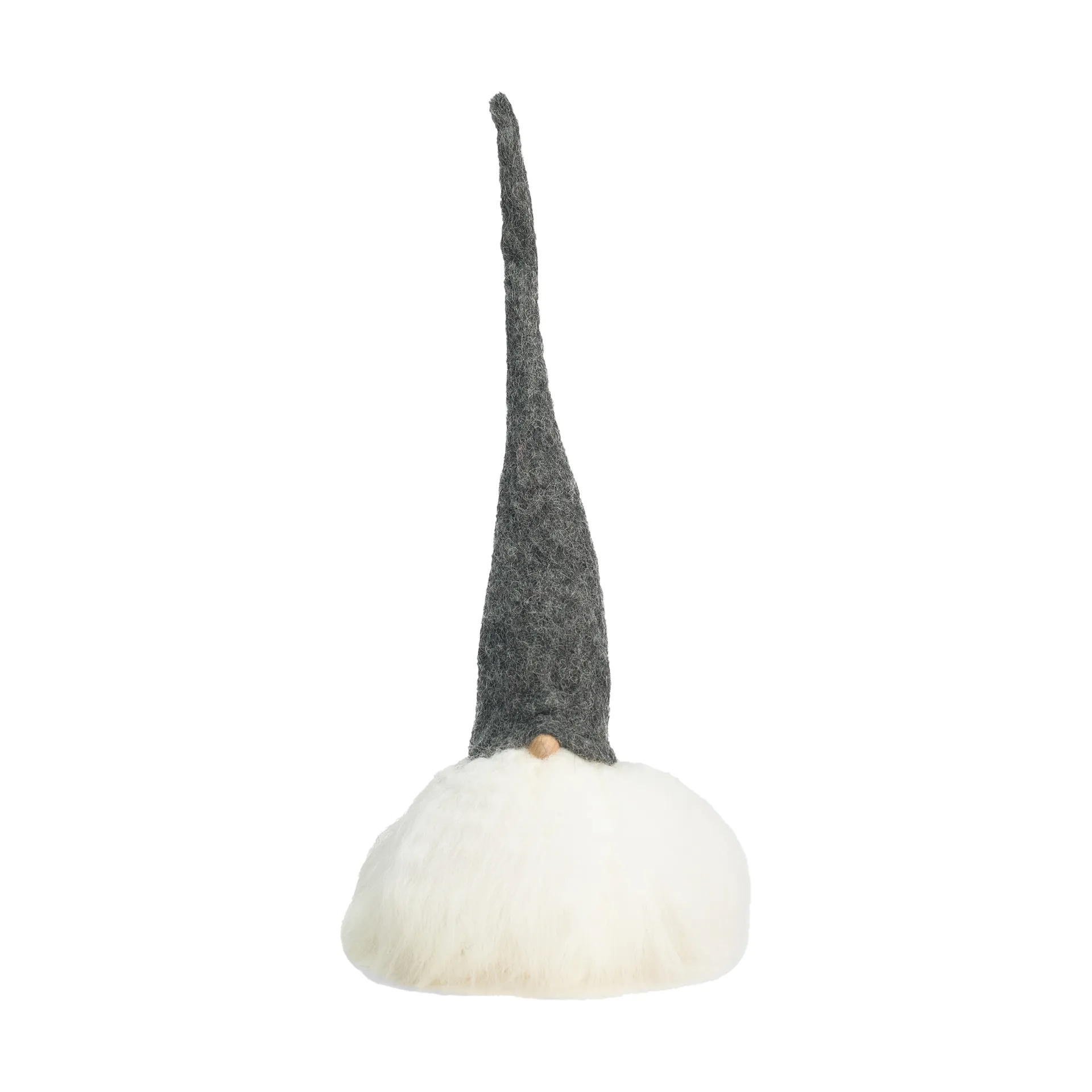 Bearded santa, Gray/white, small Åsas tomtebod