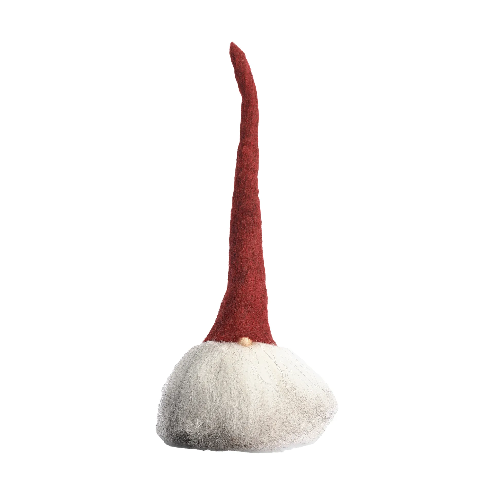 Bearded santa, Red/gray, small Åsas tomtebod