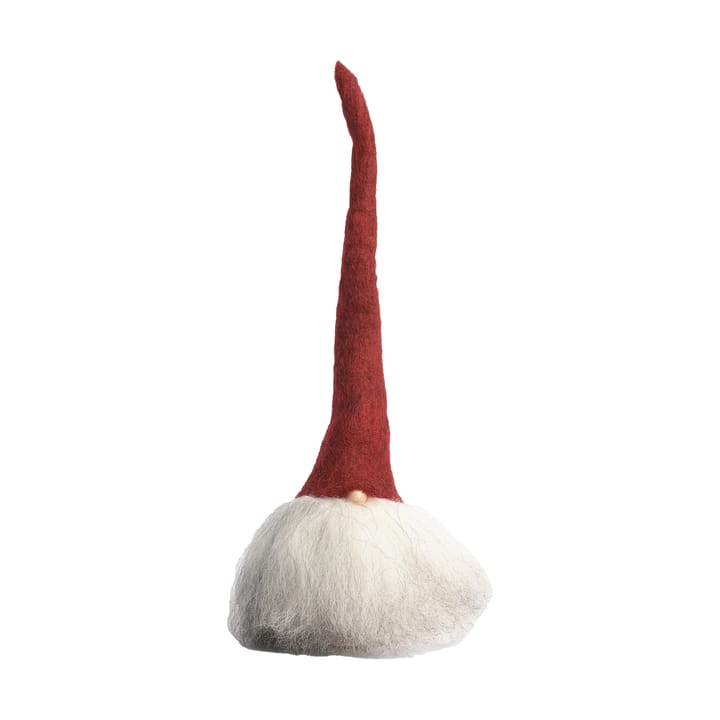 Bearded santa, Red/gray, small Åsas tomtebod