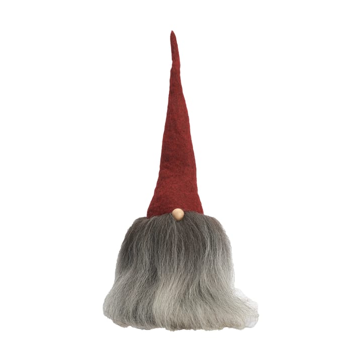 Bearded santa, Red/grey, large Åsas tomtebod