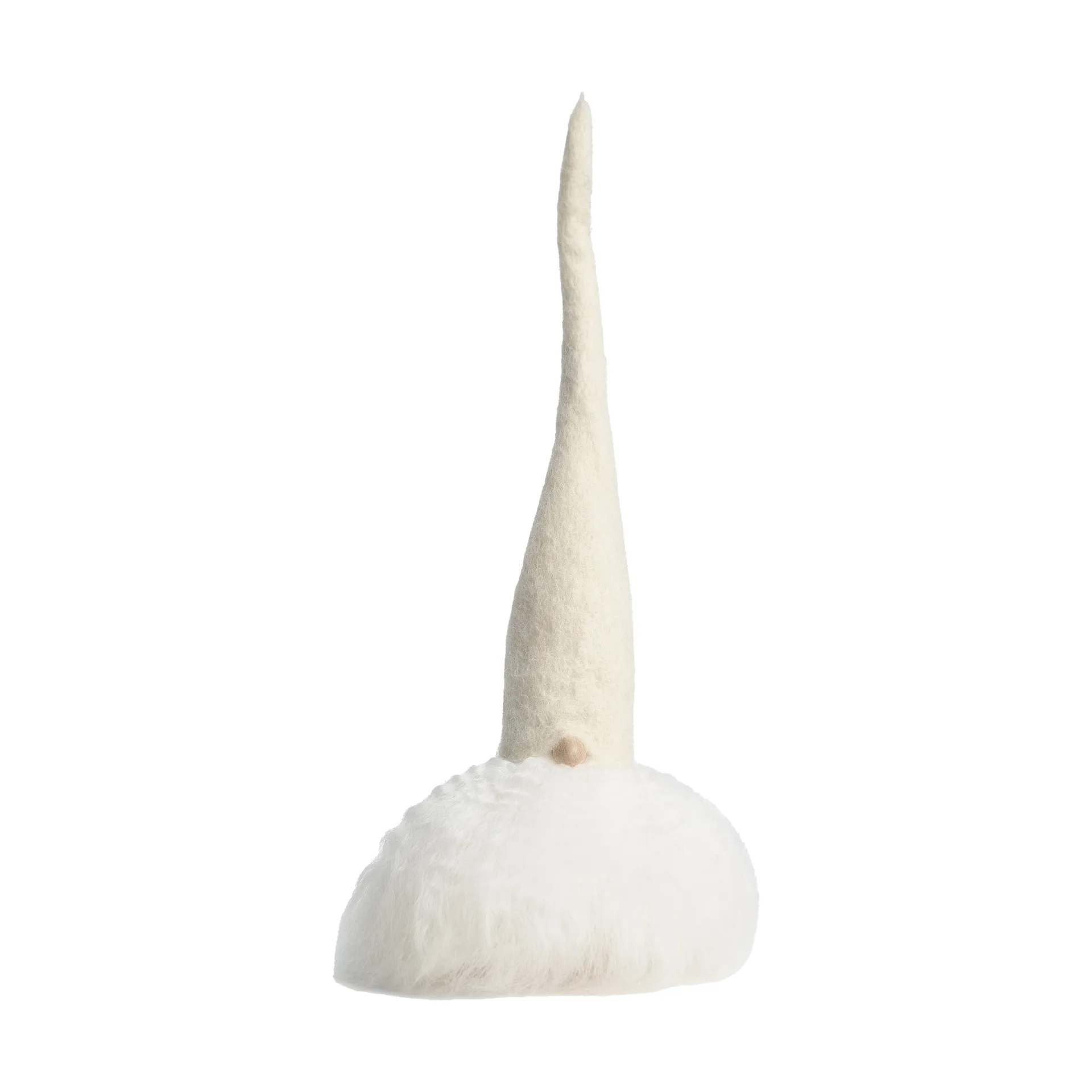 Bearded santa, White/white, small Åsas tomtebod