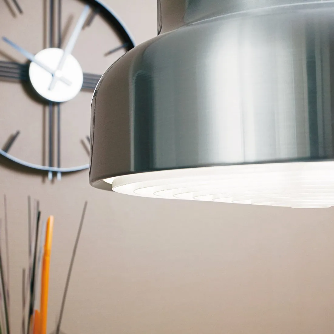 Bumling lamp 400 mm, Brushed aluminium Ateljé Lyktan