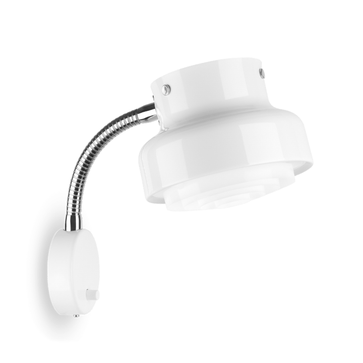 Bumling mini wall lamp Ø 19 cm, White Ateljé Lyktan