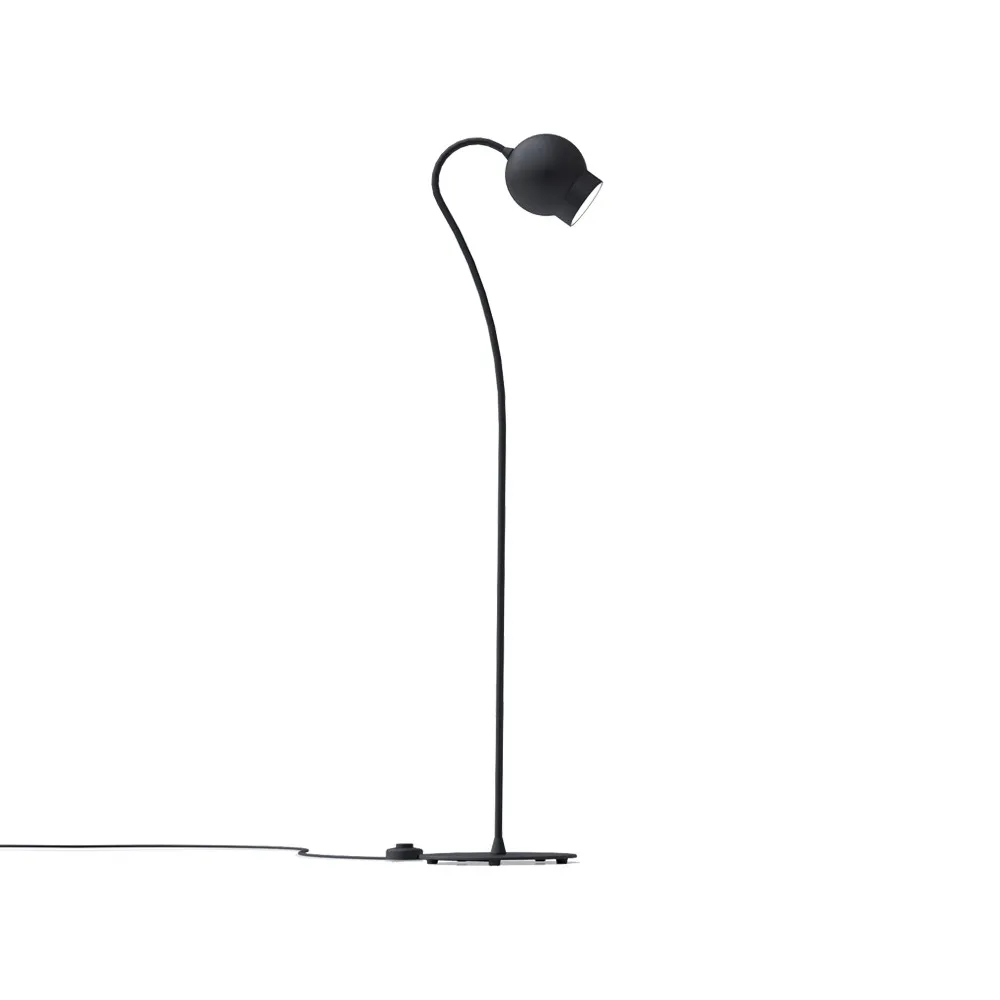 Ateljé Lyktan Ogle floor lamp Black lacquer | Scandinavian Design | Floor lamps | Black