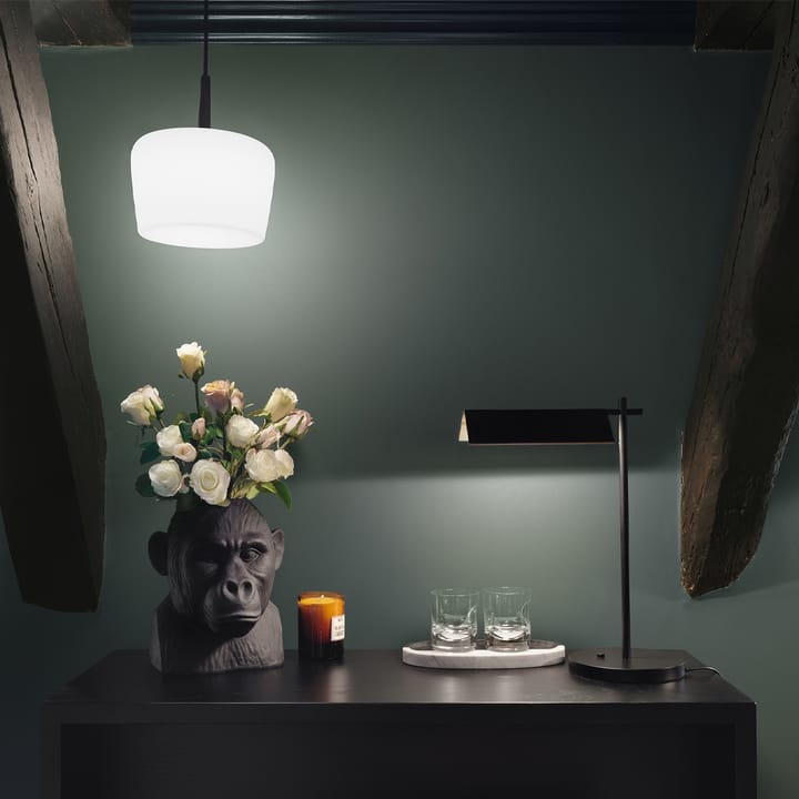 Riff Bowl pendant lamp - Black, small, led - Ateljé Lyktan