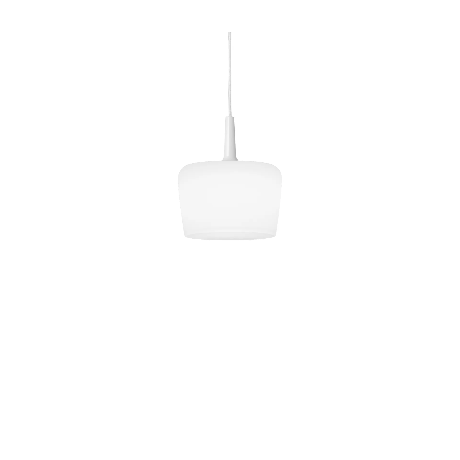 Riff Bowl pendant lamp, White, small, led Ateljé Lyktan
