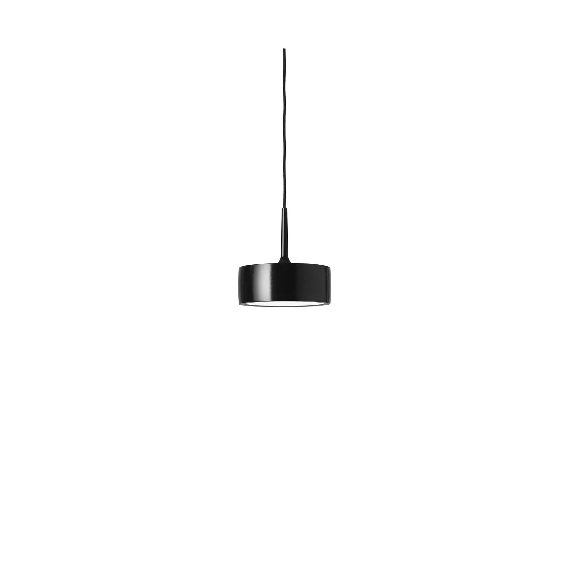Riff Puck pendant lamp, Black, small, led Ateljé Lyktan