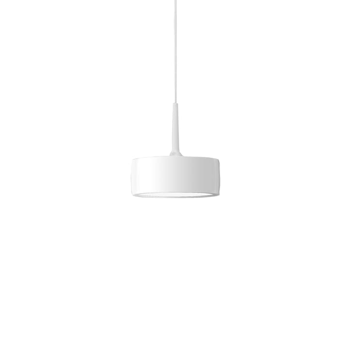Riff Puck pendant lamp - White, large, led - Atelje Lyktan