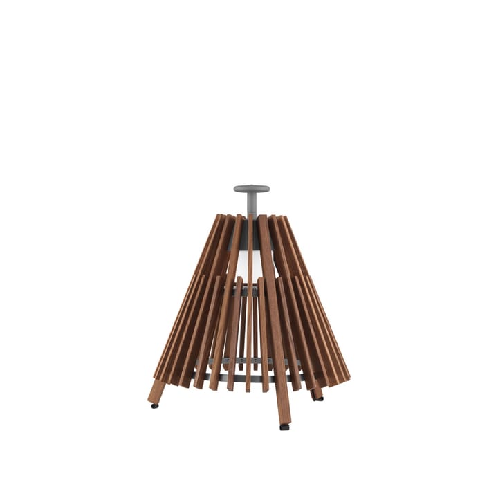Tipi floor lamp - Heat-treated ash, 527, aluminium - Atelje Lyktan