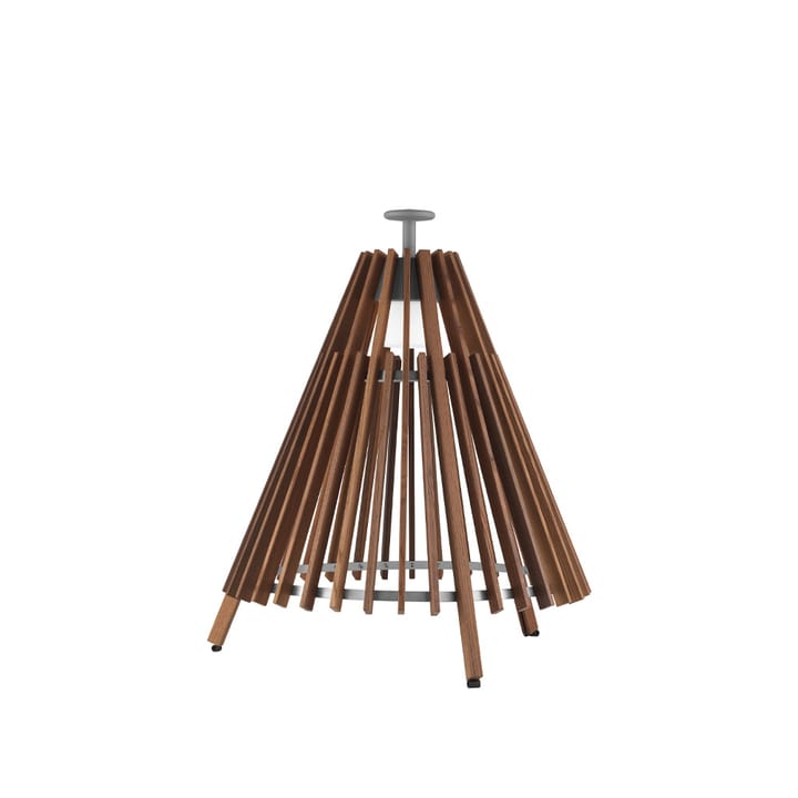 Tipi floor lamp - Heat-treated ash, 738, aluminium - Ateljé Lyktan