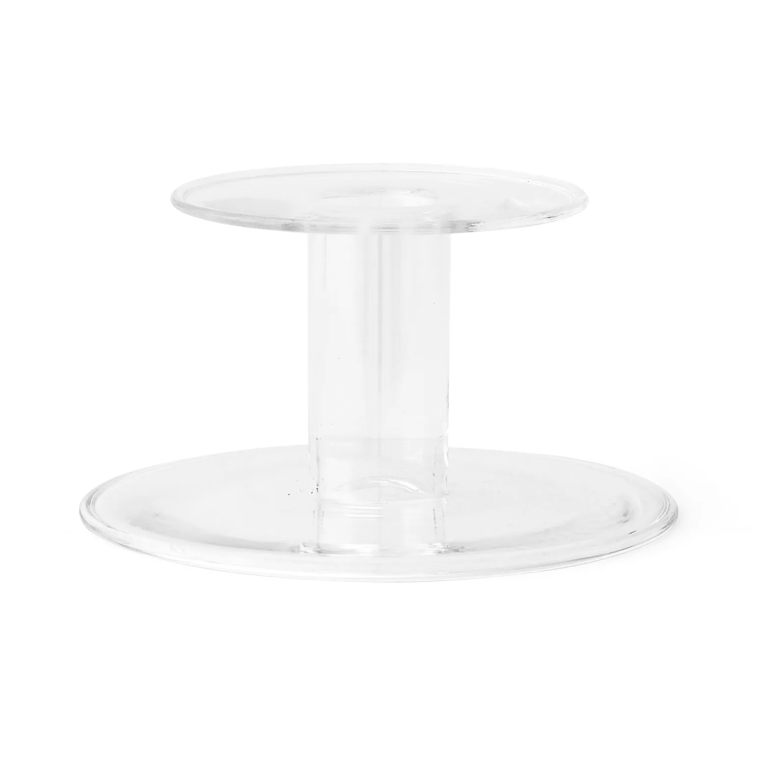 Abacus candle sticks 5.5 cm, Clear Audo Copenhagen