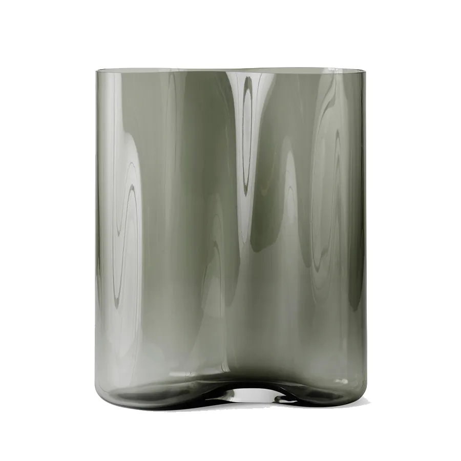 Audo Copenhagen Aer vase 33 cm | Scandinavian Design | Vases | Grey