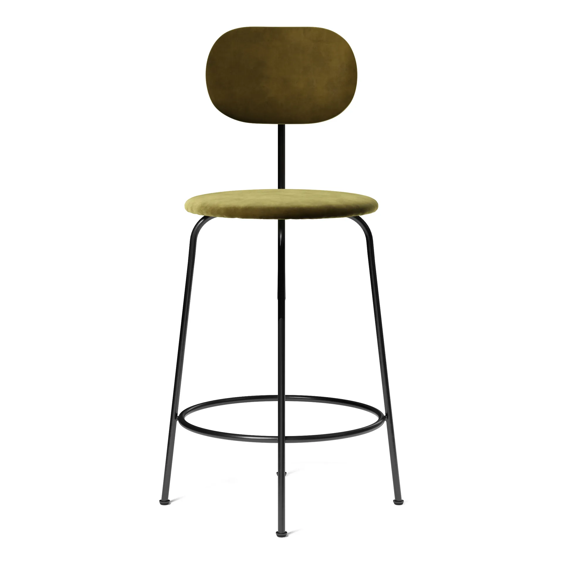 Afteroom barstool velvet upholstery 63.5 cm, City Velvet CA7832/031 Audo Copenhagen