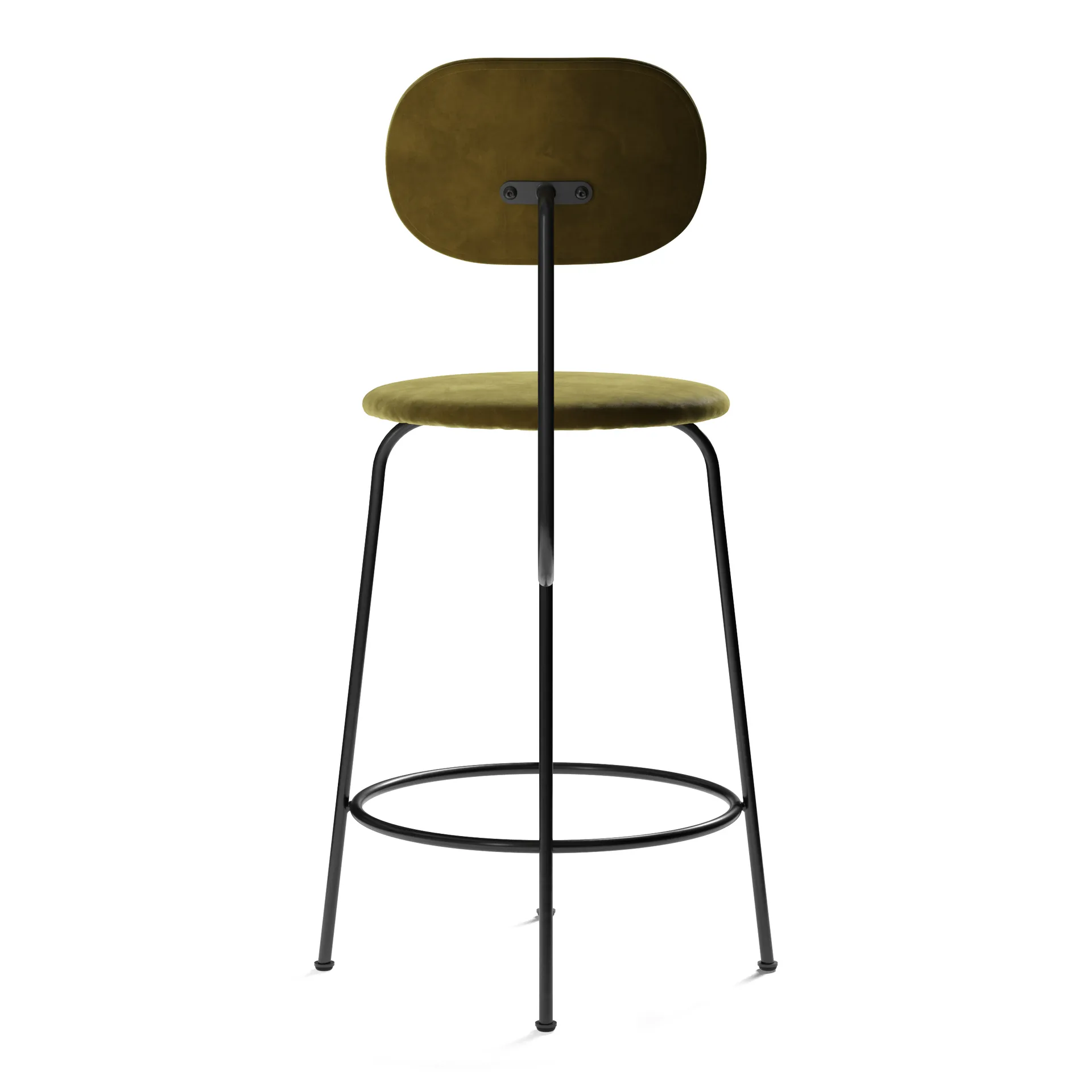 Afteroom barstool velvet upholstery 63.5 cm, City Velvet CA7832/031 Audo Copenhagen