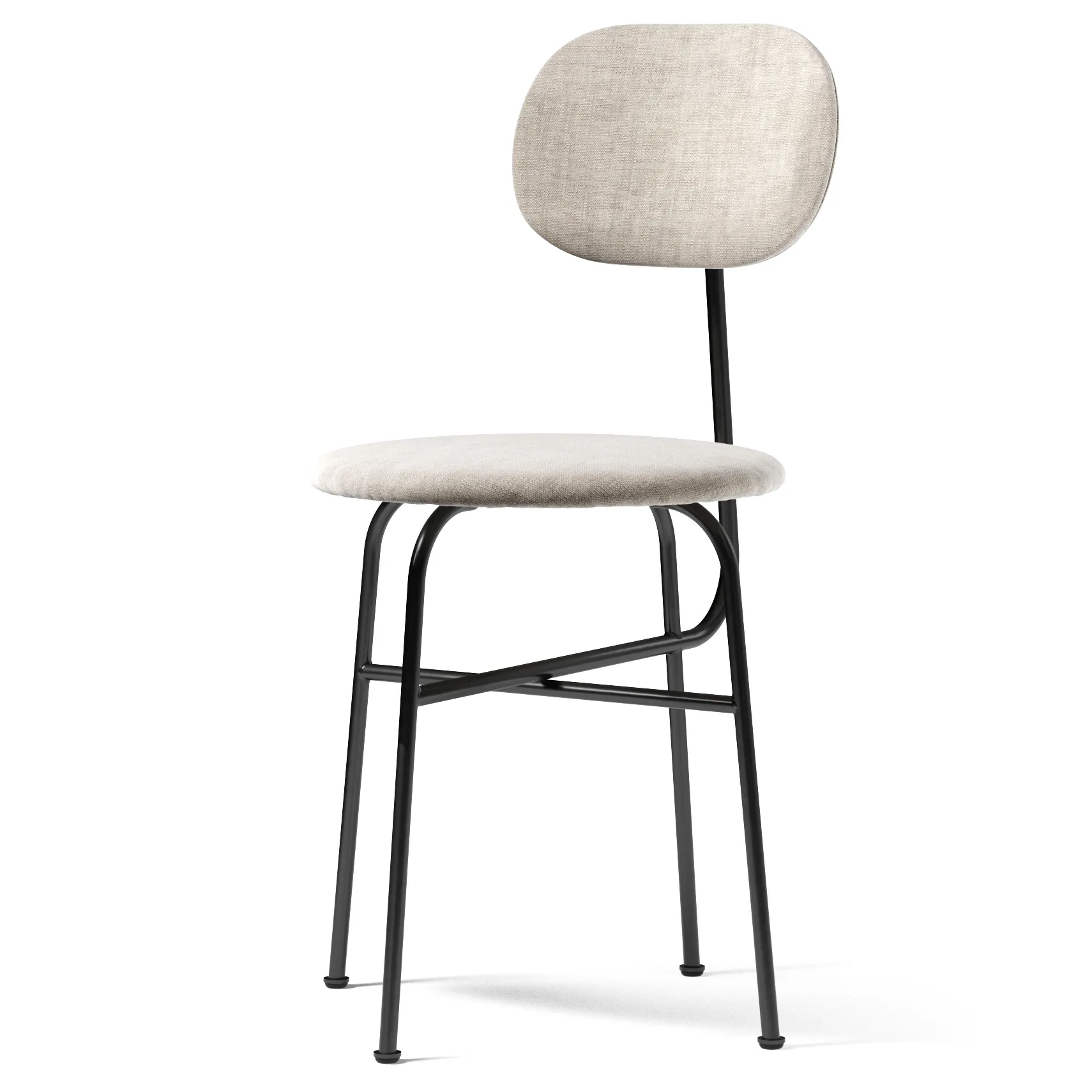 Afteroom chair black legs fabric seat, maple 222 Audo Copenhagen
