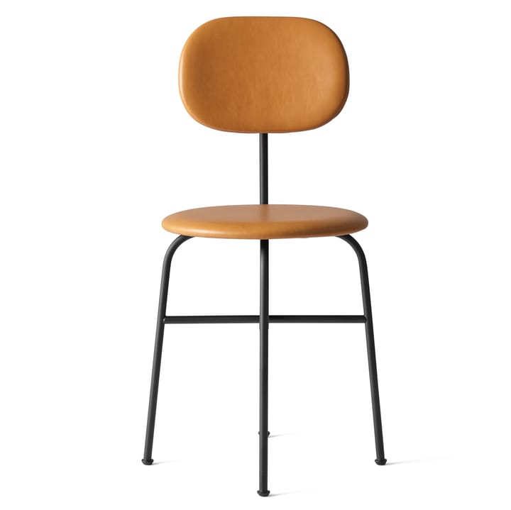 Afteroom chair black legs leather seat - dakar 0250 - Audo Copenhagen