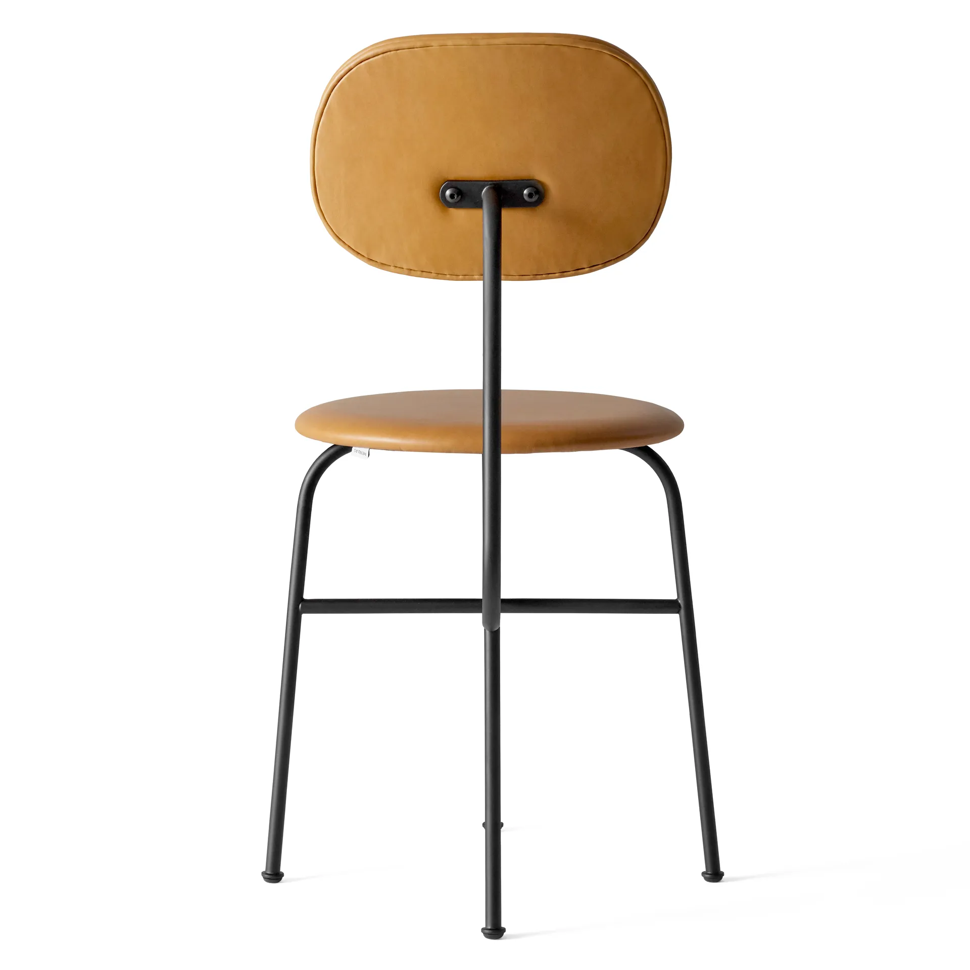 Afteroom chair black legs leather seat, dakar 0250 Audo Copenhagen
