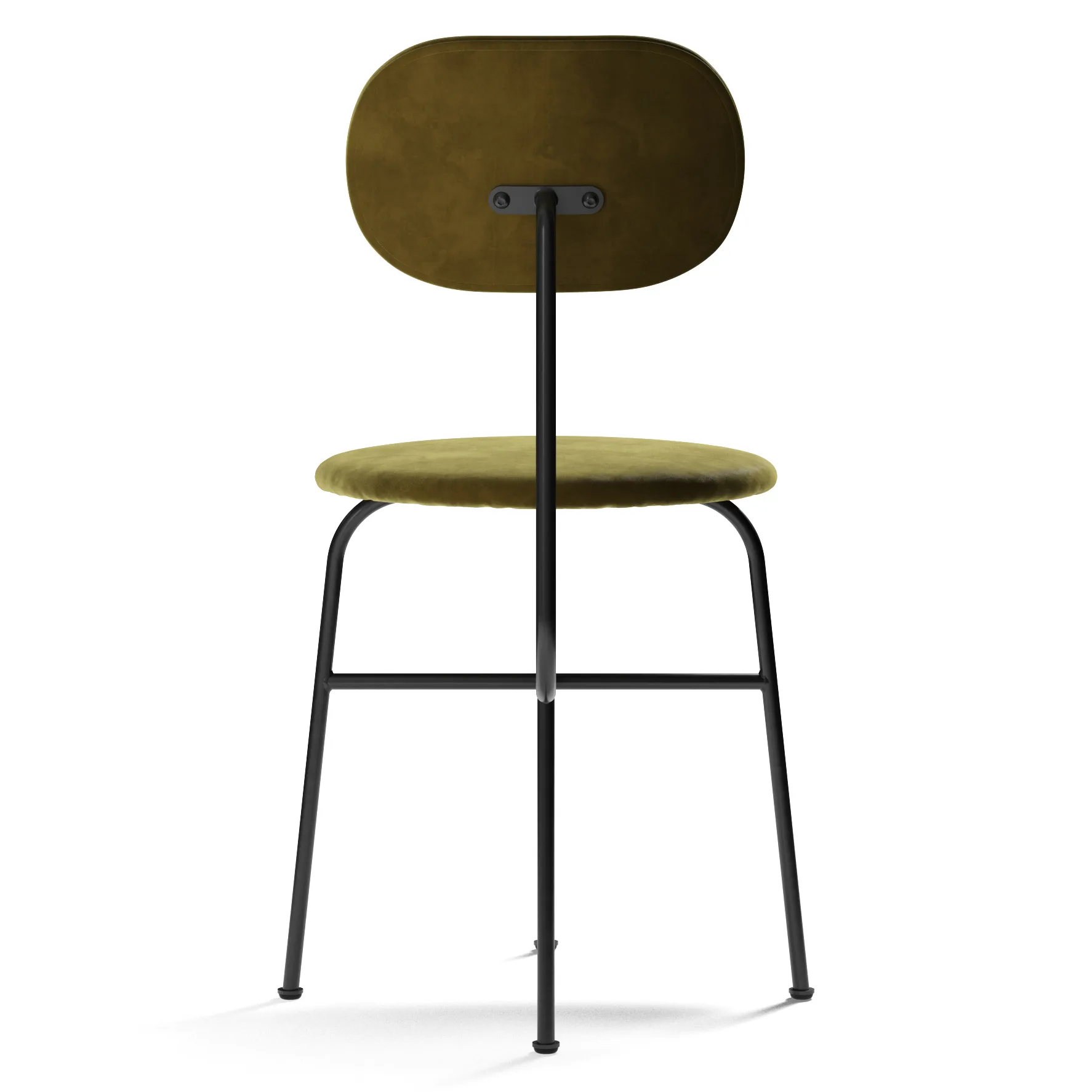 Afteroom chair black legs velvet seat, city velvet ca 7832/031 Audo Copenhagen