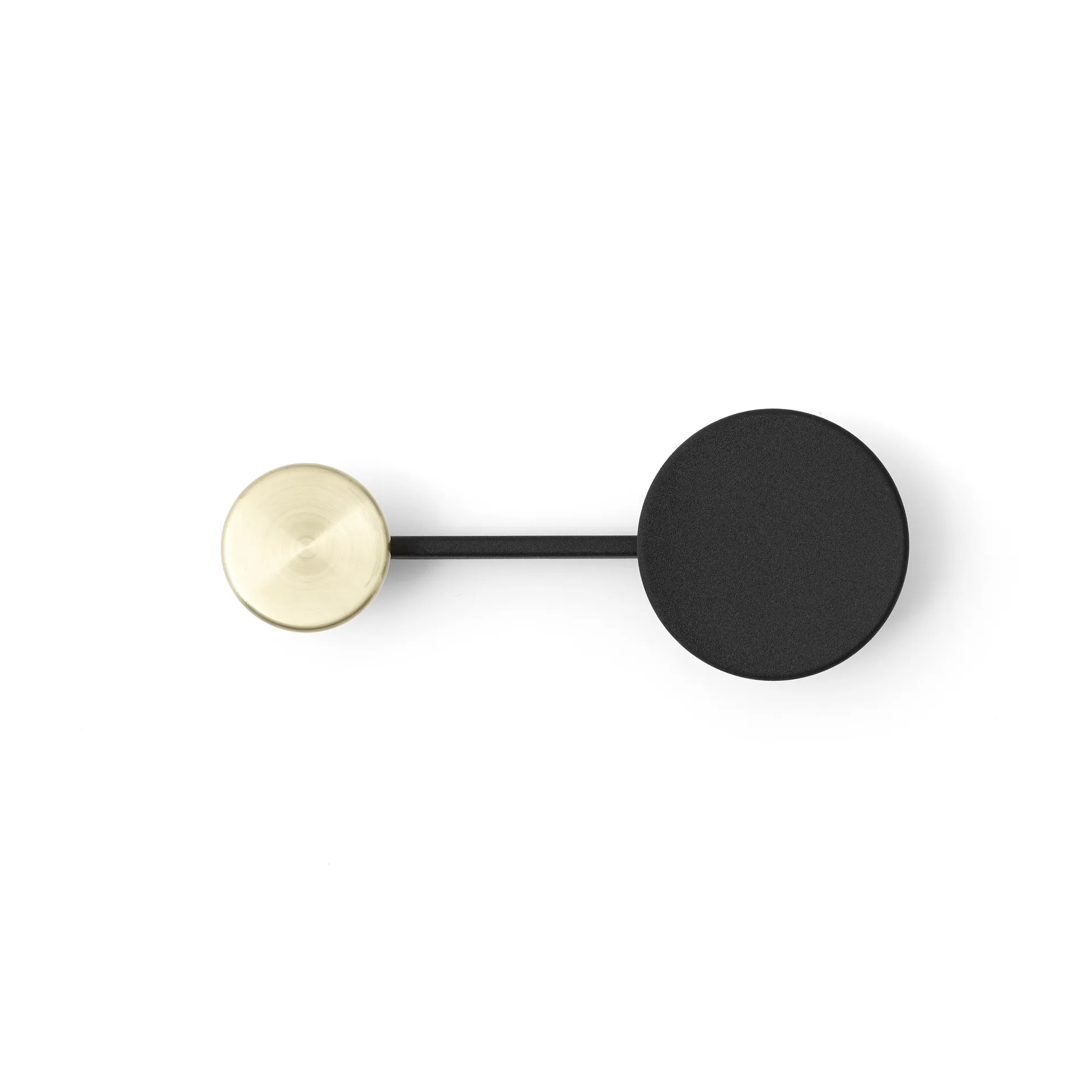 Afteroom clothes hanger small, black brass Audo Copenhagen