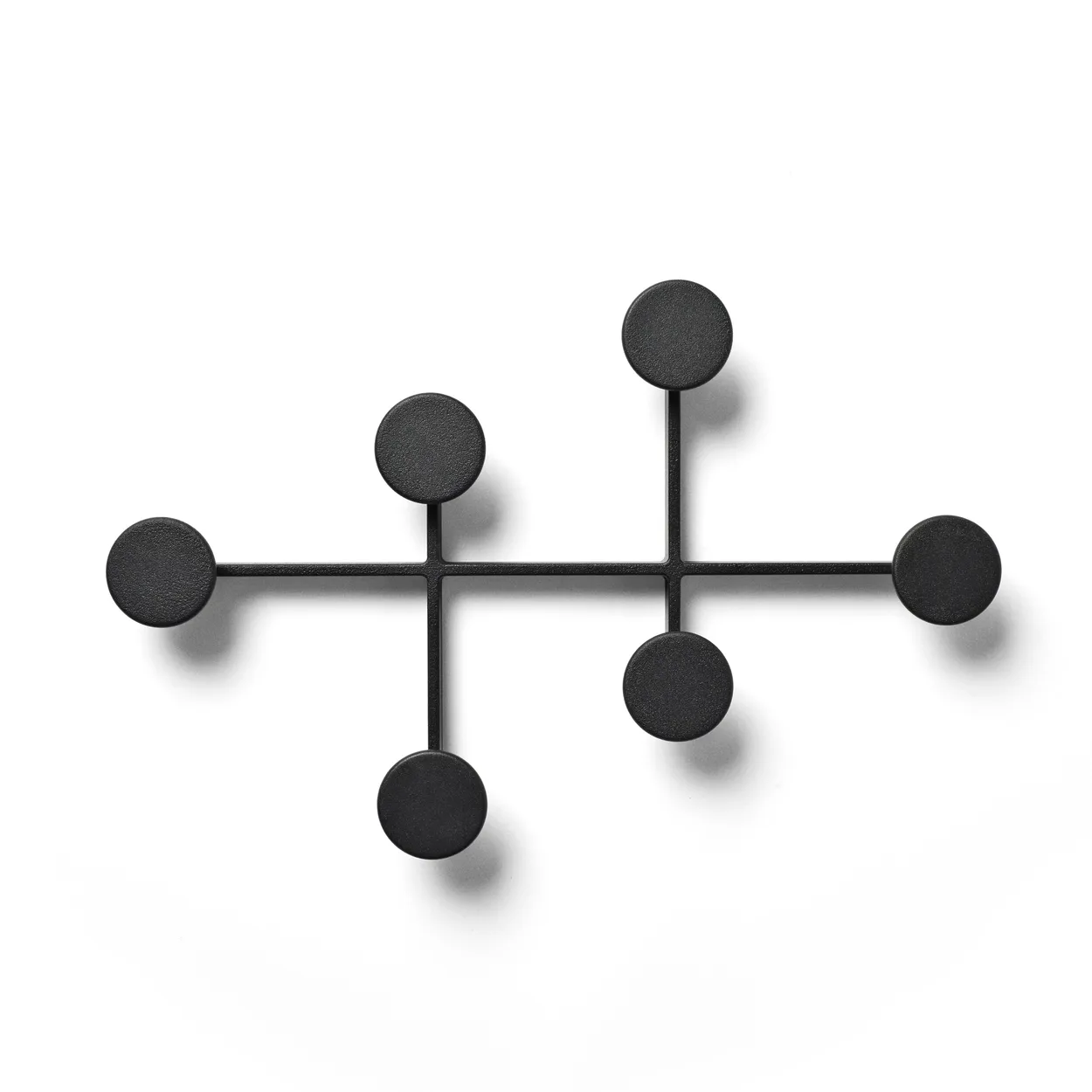 Audo Copenhagen Afteroom coat hanger black | Scandinavian Design | Clothes hooks & hangers | Black