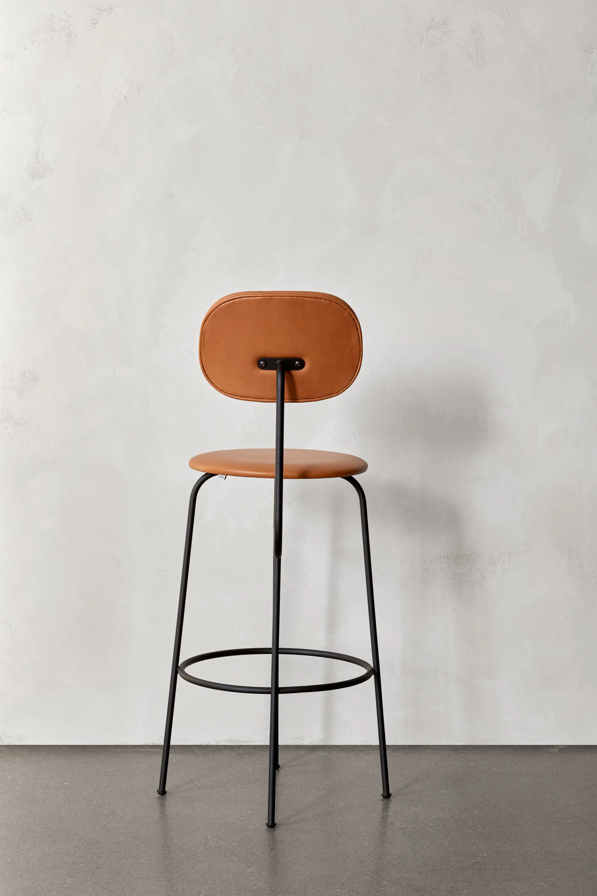 Afteroom plus barstool leather upholstery 63.5 cm, Dakar 0250 Audo Copenhagen