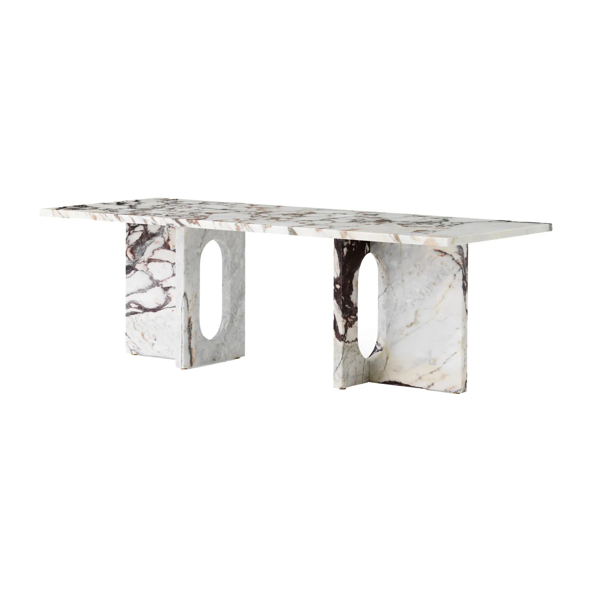 Androgyne lounge table, Calacatta viola Audo Copenhagen