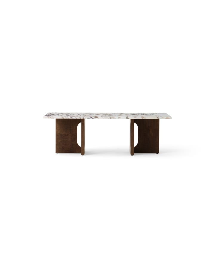 Androgyne lounge table - Dark st. oak-Calacatta viola - Audo Copenhagen