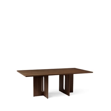 Androgyne rectangular dining table - Oak dark stained. 210x109 cm - Audo Copenhagen