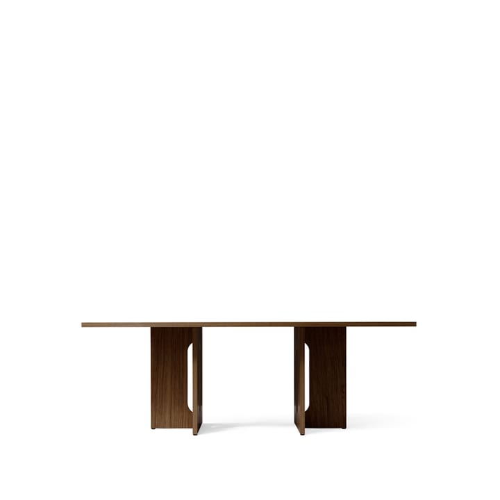 Androgyne rectangular dining table - Oak dark stained. 210x109 cm - Audo Copenhagen