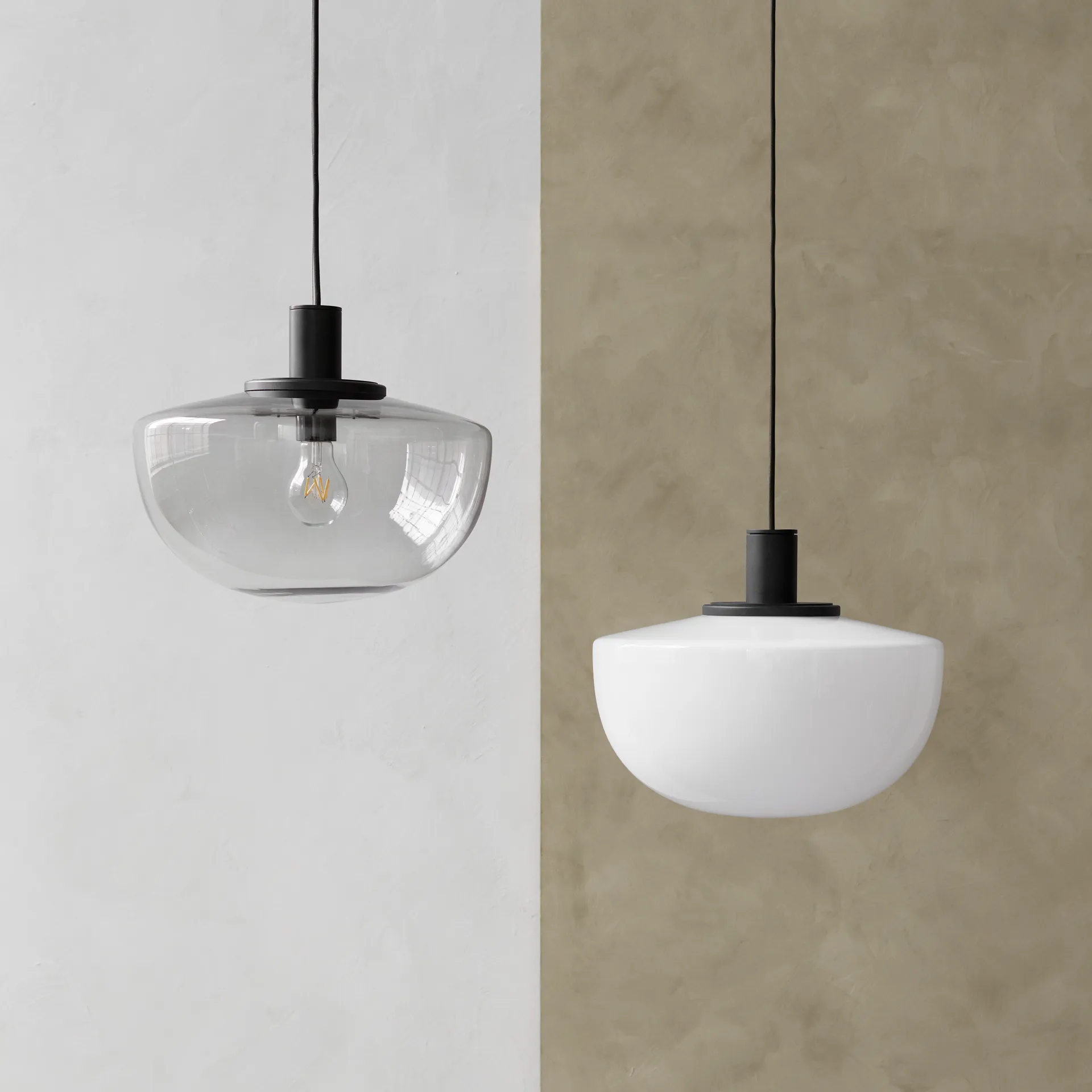 Bank pendant lamp, Opal Audo Copenhagen
