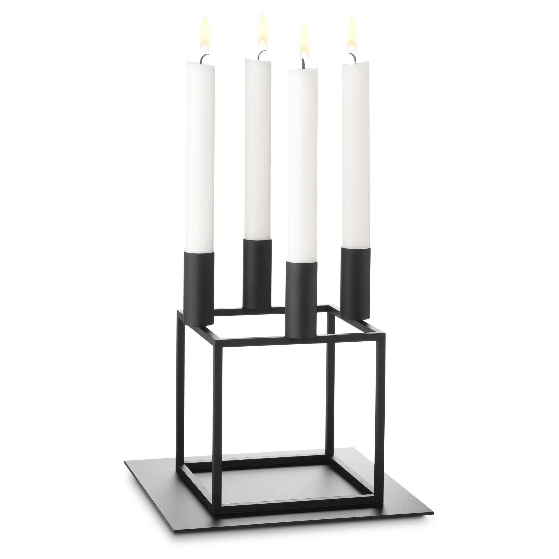 Base for the Kubus 4 candle holder, black Audo Copenhagen
