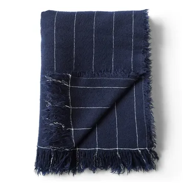 Battus throw 130x185 cm - Indigo - Audo Copenhagen
