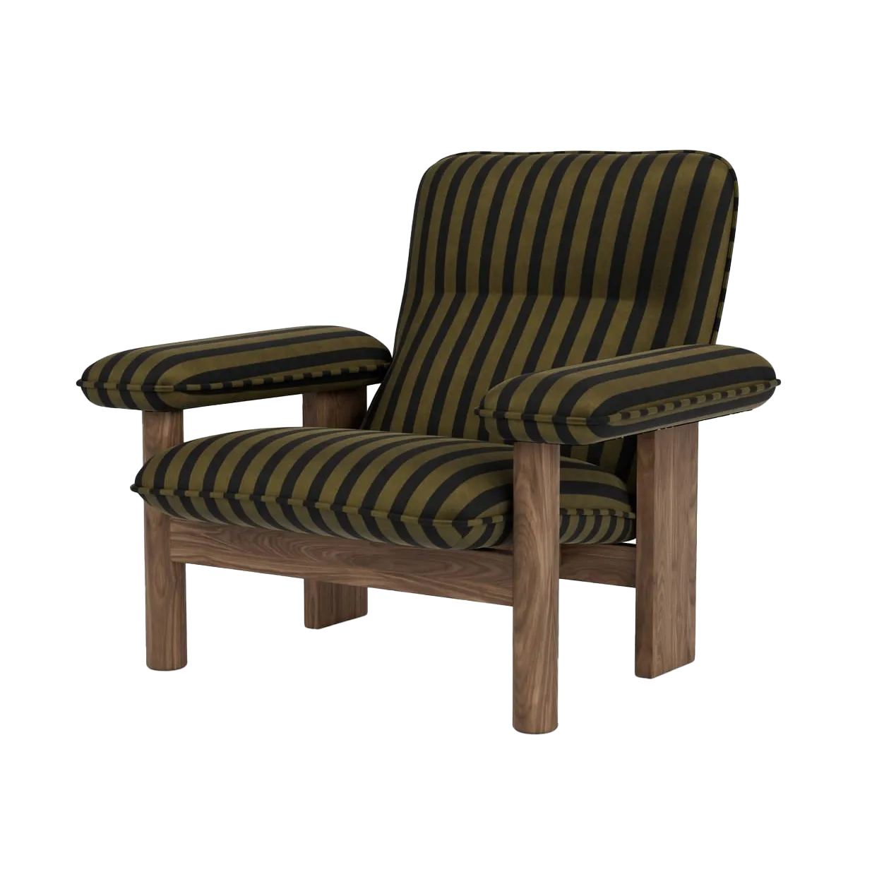 Brasilia armchair, Walnut-Cabanon soft Audo Copenhagen