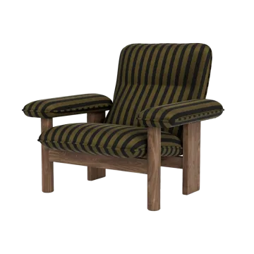 Brasilia armchair - Walnut-Cabanon soft - Audo Copenhagen