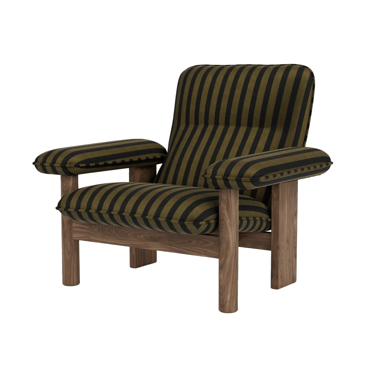 Audo Copenhagen Brasilia armchair Walnut-Cabanon soft