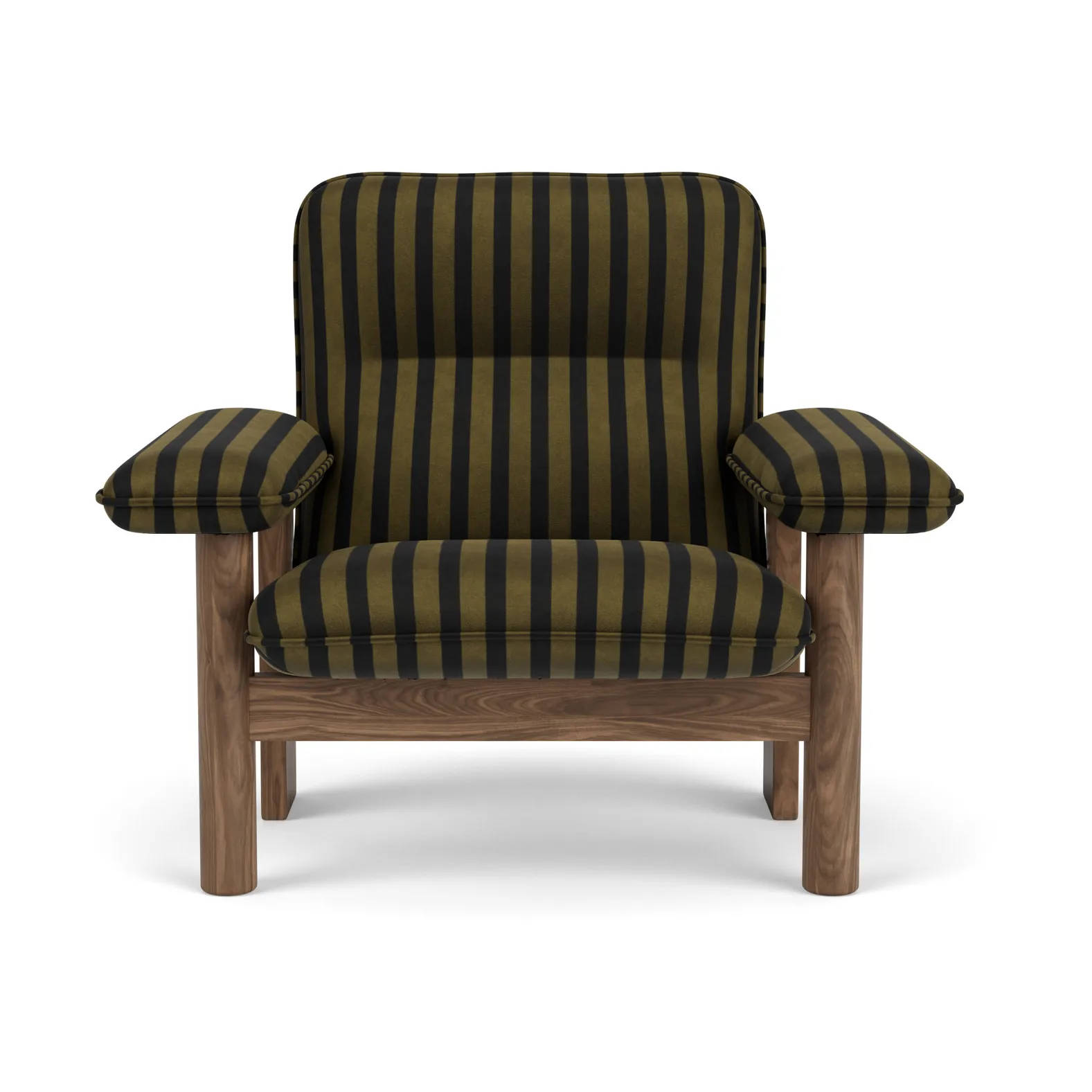 Brasilia armchair, Walnut-Cabanon soft Audo Copenhagen