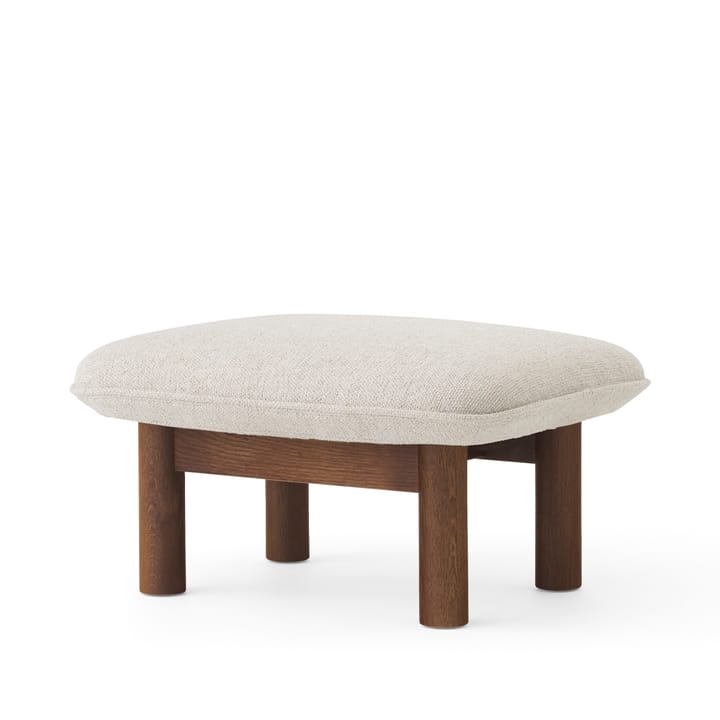 Brasilia footstool - Moss 011 grey-dark stained oak - Audo Copenhagen