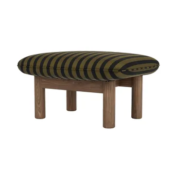 Brasilia footstool - Walnut-Cabanon Soft FCL7029-04 - Audo Copenhagen