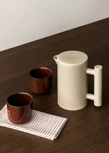Byasa linen napkin 45x45 cm - Burnt sienna - Audo Copenhagen
